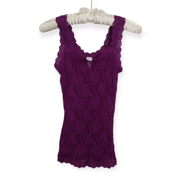 Hanky Panky Women's Camisole Size XS 1390L Classic Signature Unlined Wine Cami - Picture 1 of 7